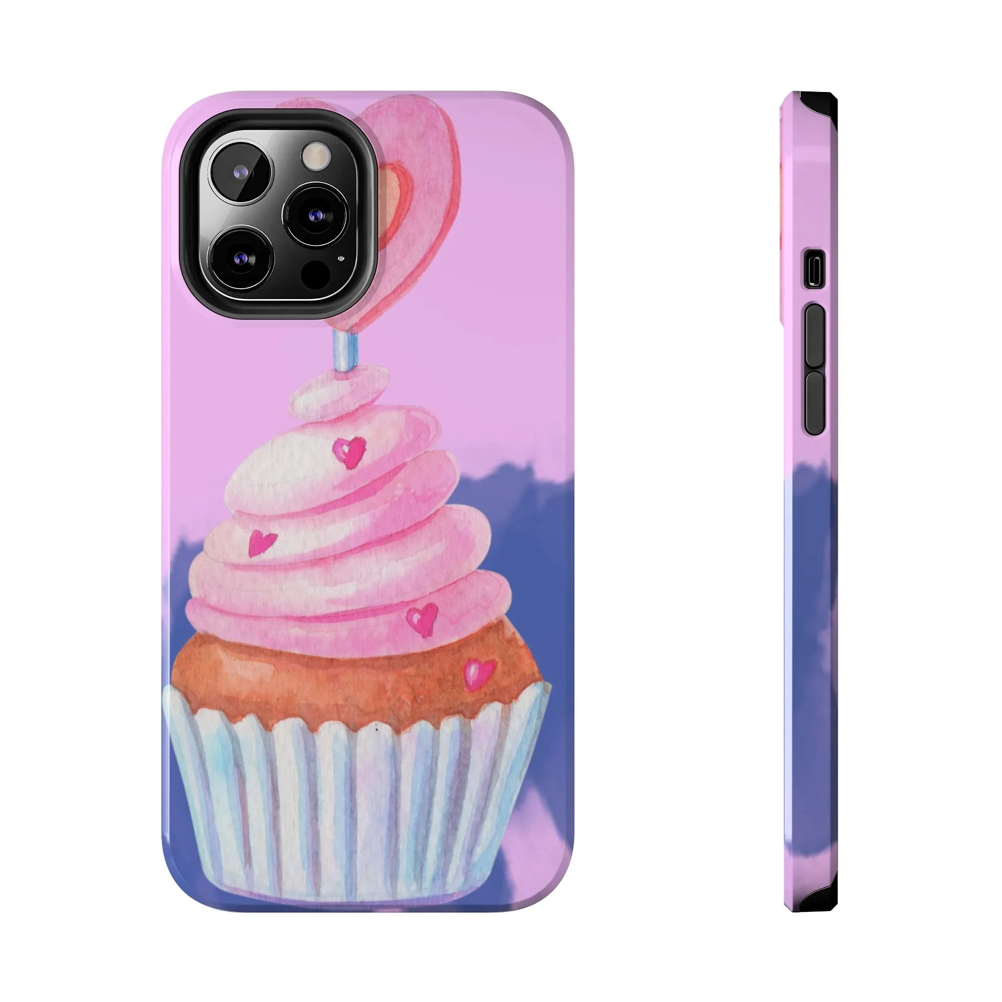 Cutie Cupcake Phone Case (Apple & Android) - Pink Sweetheart