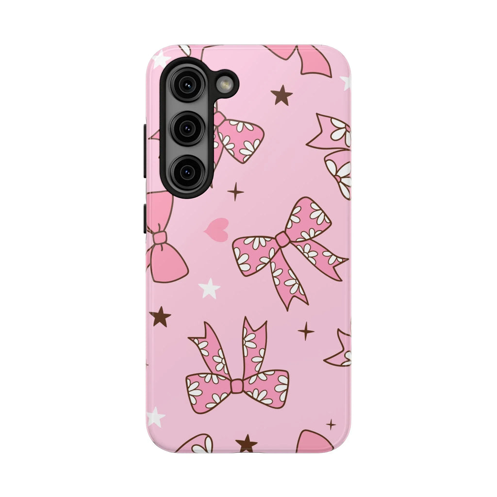 Pretty Pink Bows Phone Case (Apple & Android) - Pink Sweetheart