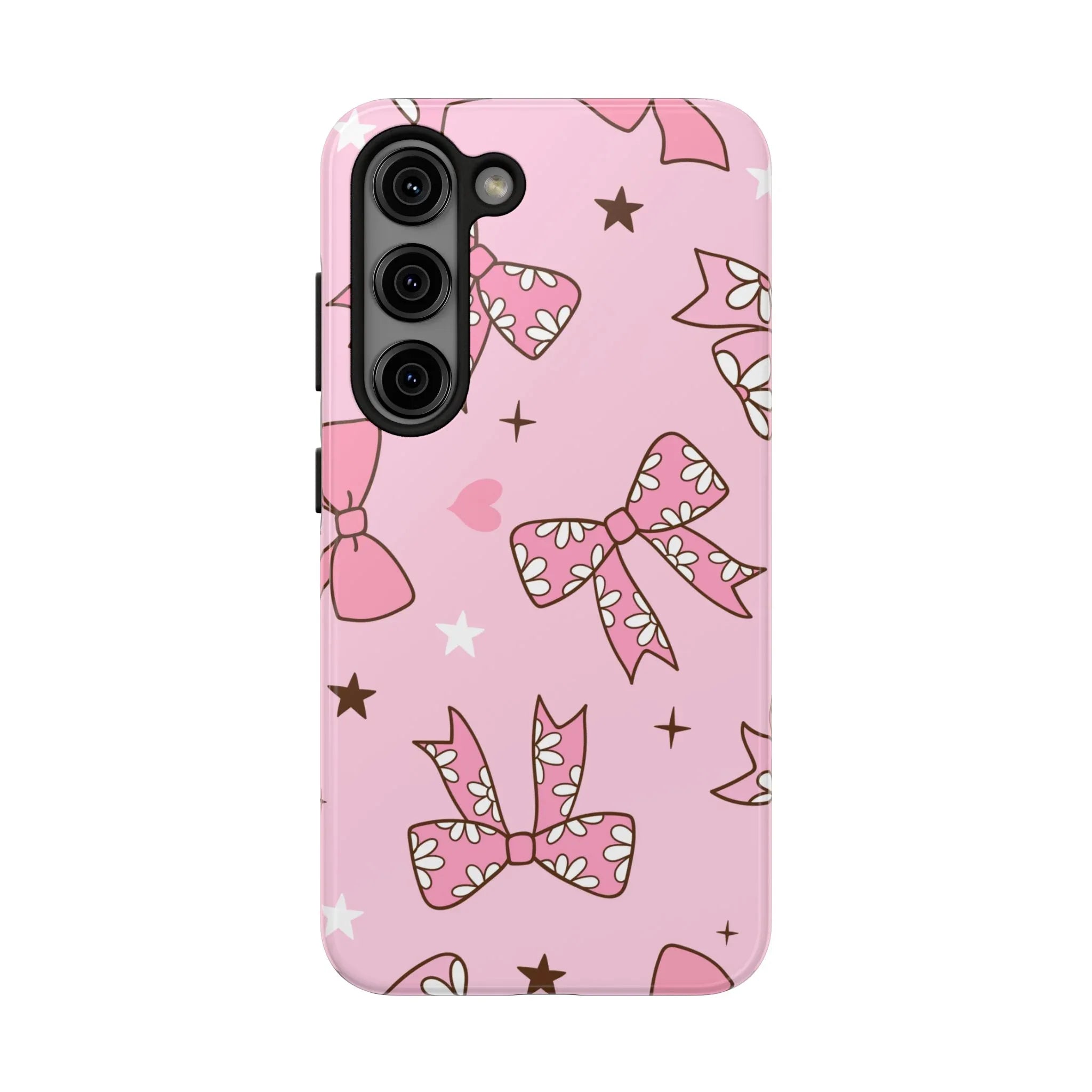 Pretty Pink Bows Phone Case (Apple & Android) - Pink Sweetheart