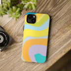 Colorful Pastel Marble Pattern Phone Case (Apple & Android)