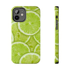 Green Citrus Lime Phone Case (Apple & Android) - Pink Sweetheart
