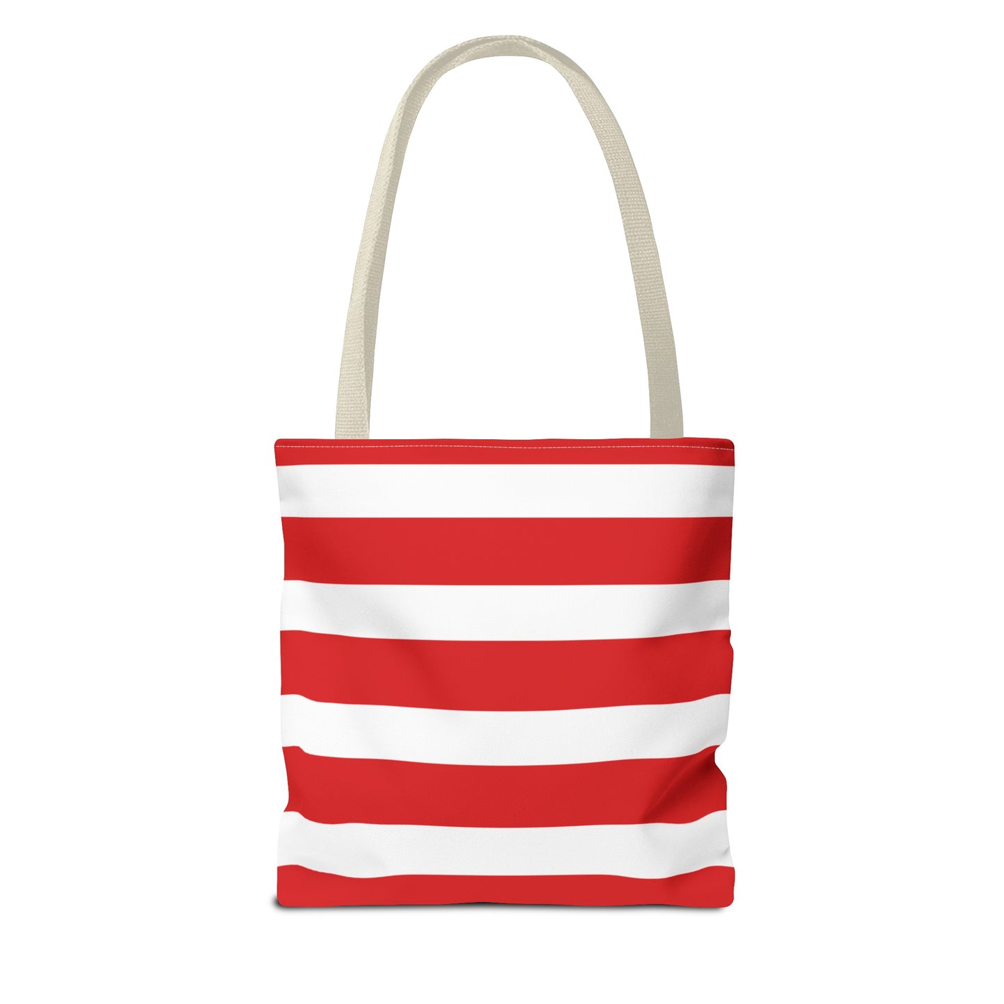 Red & White Peppermint Tote Bag