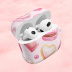 Pink Macaron Sweets Airpod Case