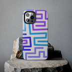 Abstract Neon Maze Phone Case (Apple & Android)