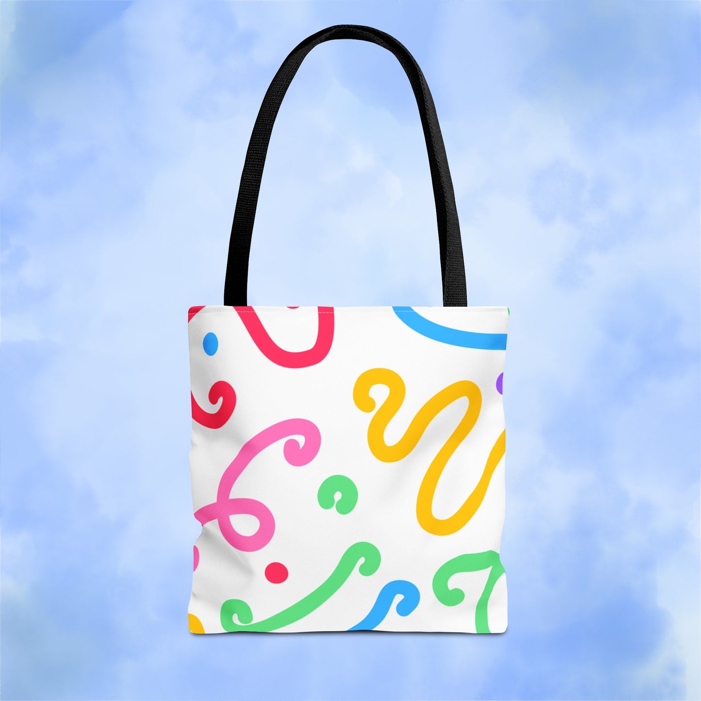 Colorful Doodles Tote Bag