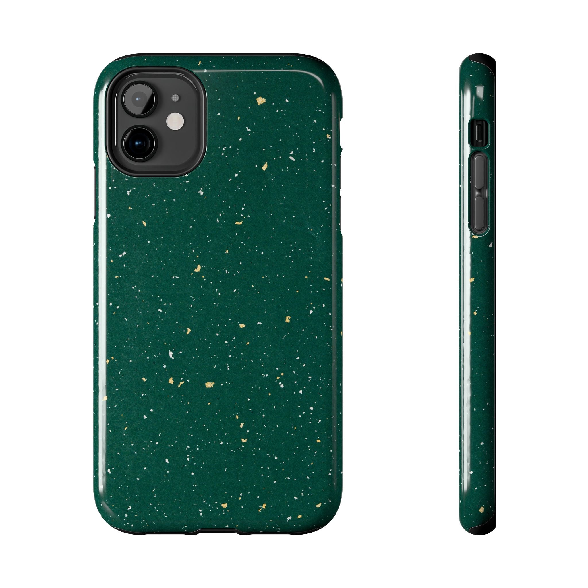 Emerald Gold Flecked Phone Case (Apple & Android)
