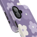 Pastel Purple Flowers Phone Case (Apple & Android) - Pink Sweetheart