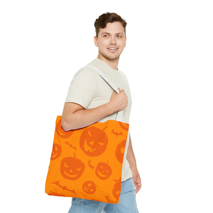 Orange Halloween Tote Bag