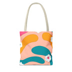 70s Floral Retro Aesthetic Tote Bag