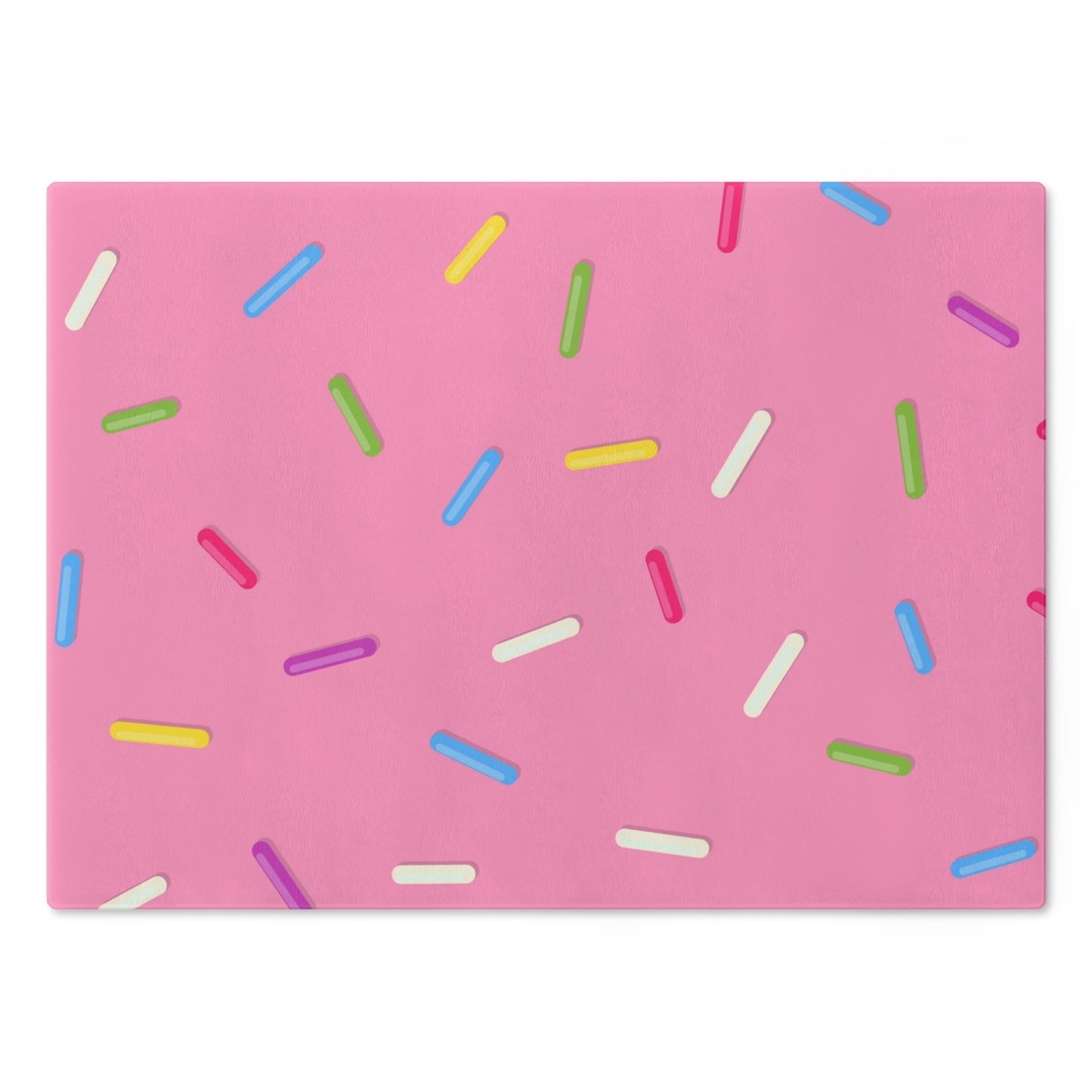 Sprinkles Glass Cutting Board