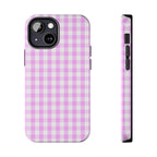 Pink Gingham Phone Case (Apple & Android)
