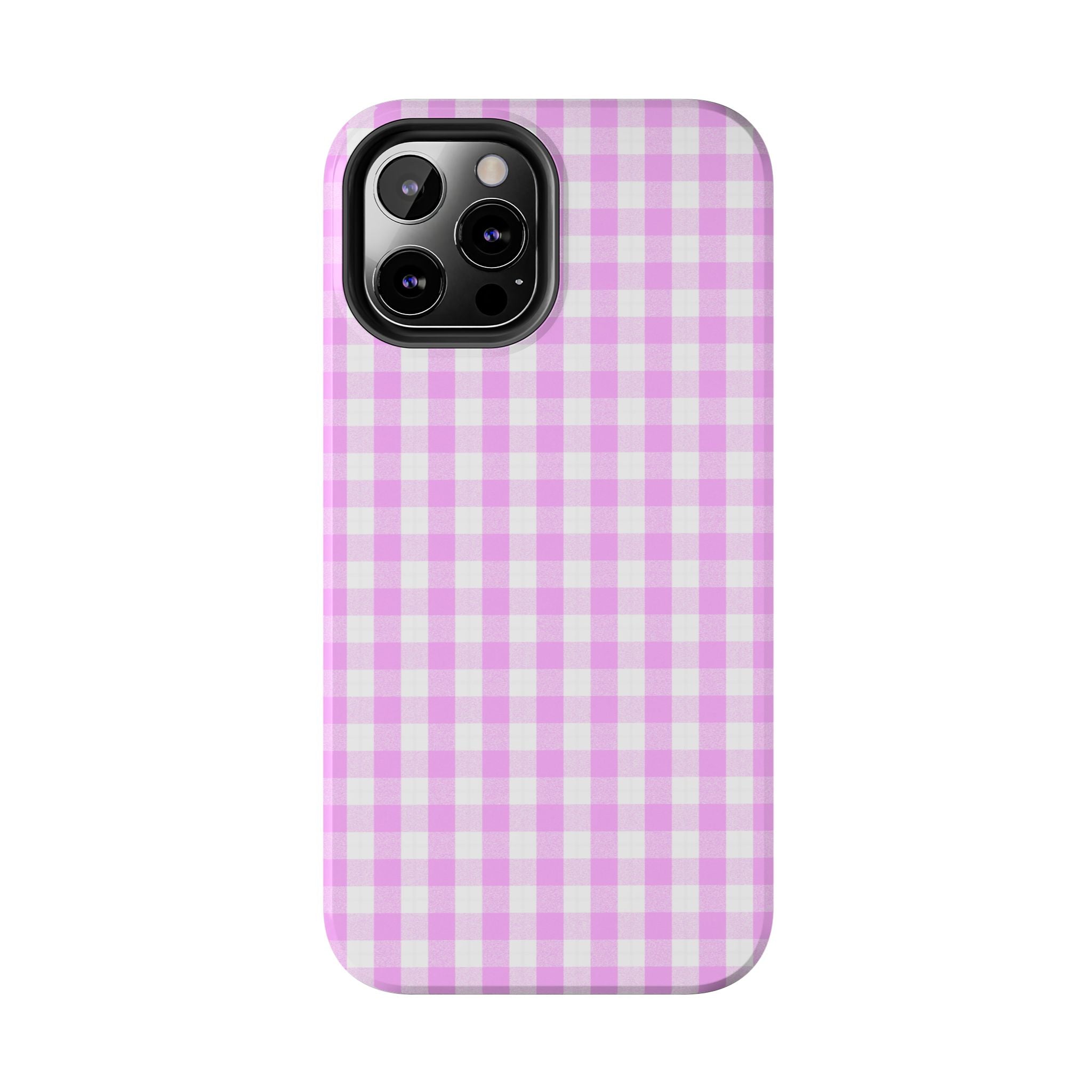 Pink Gingham Phone Case (Apple & Android)