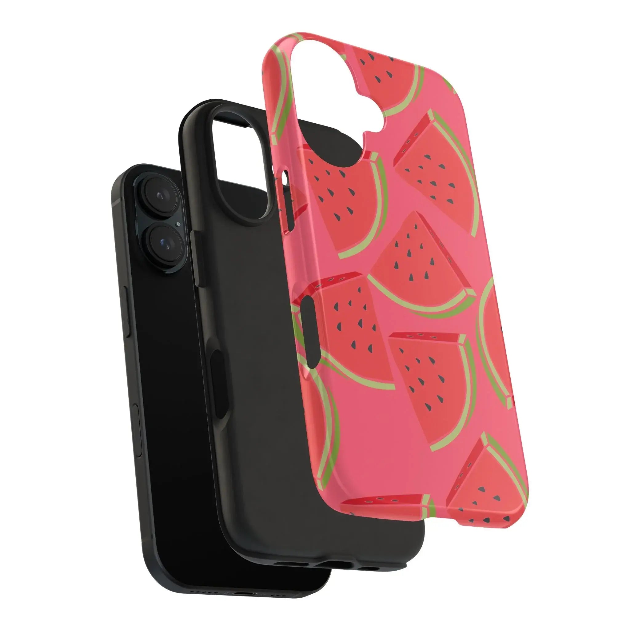 Watermelon Slices Phone Case (Apple & Android) - Pink Sweetheart