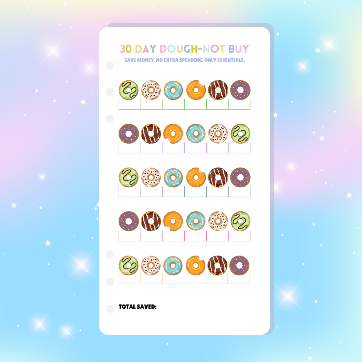 Single Page Saving Challenges & Trackers Inserts