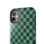Checkered Kimono Tough Phone Case (Apple & Android) - Pink Sweetheart
