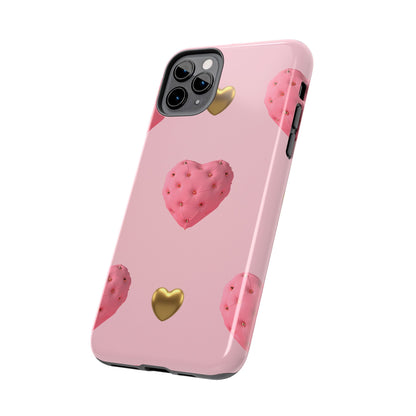 Heart of Gold Pink Phone Case