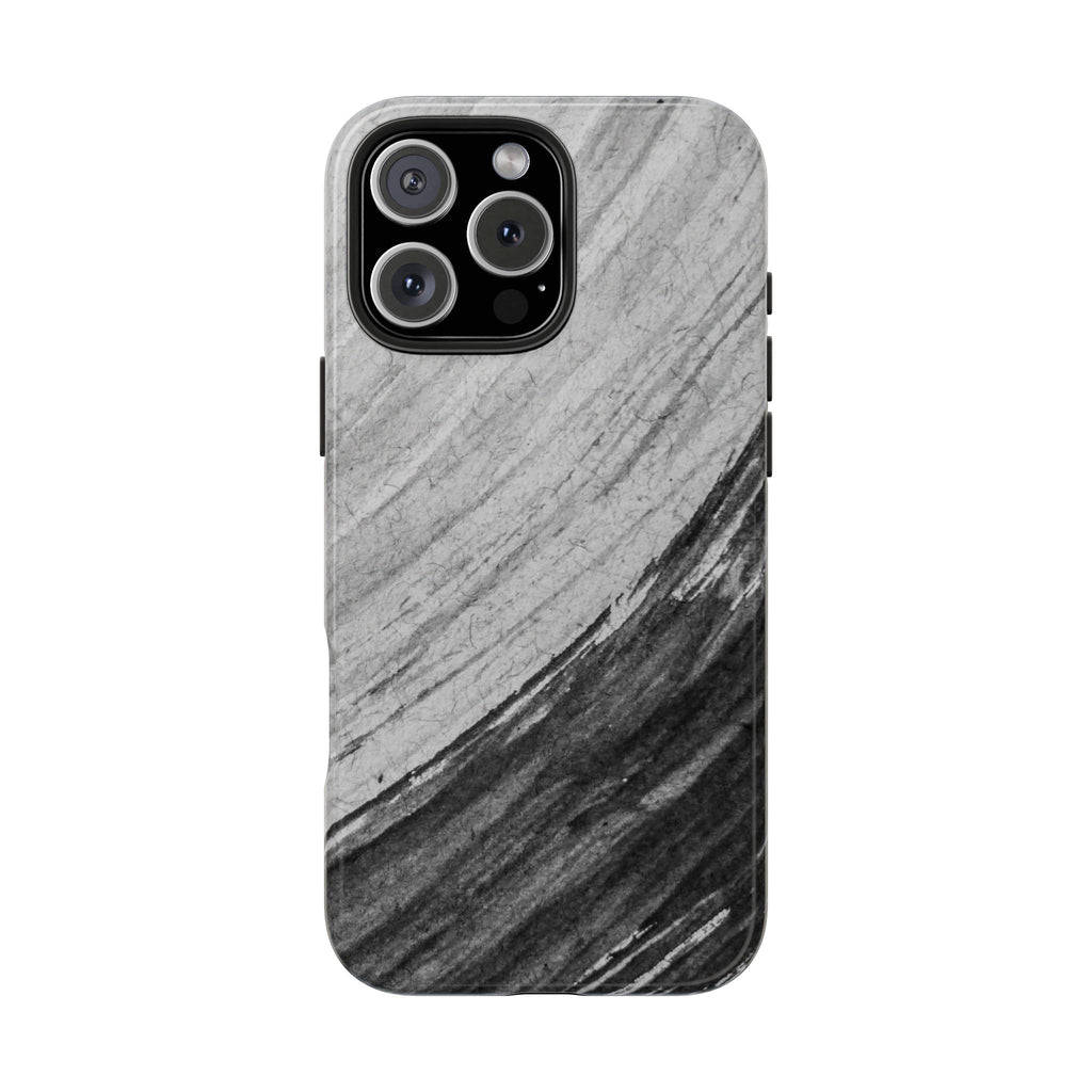 Black & Gray Phone Case (Apple & Android)