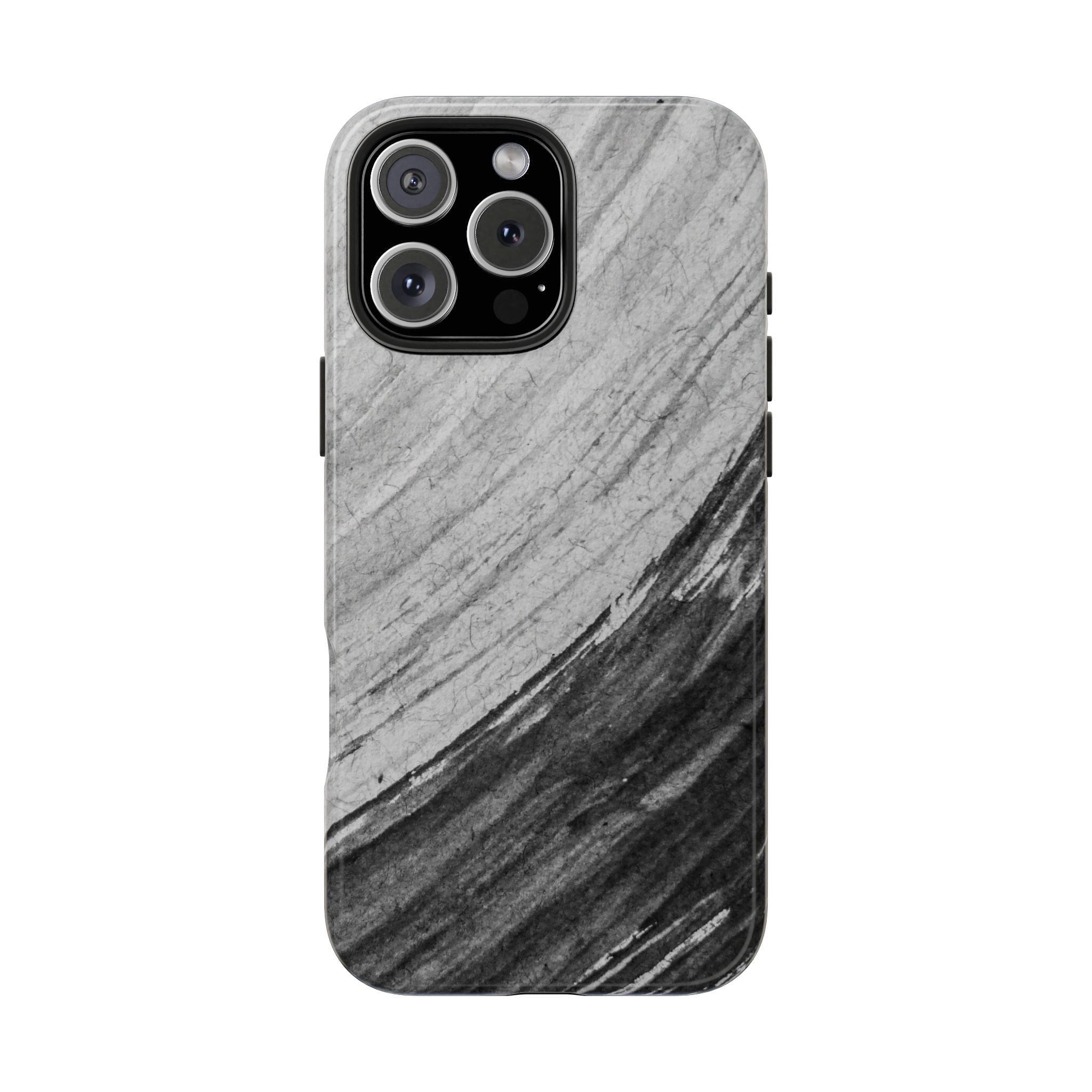 Black & Gray Phone Case (Apple & Android)