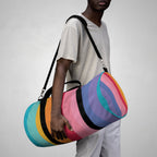 Rainbow Waves Duffel Bag