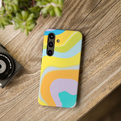 Colorful Pastel Marble Pattern Phone Case