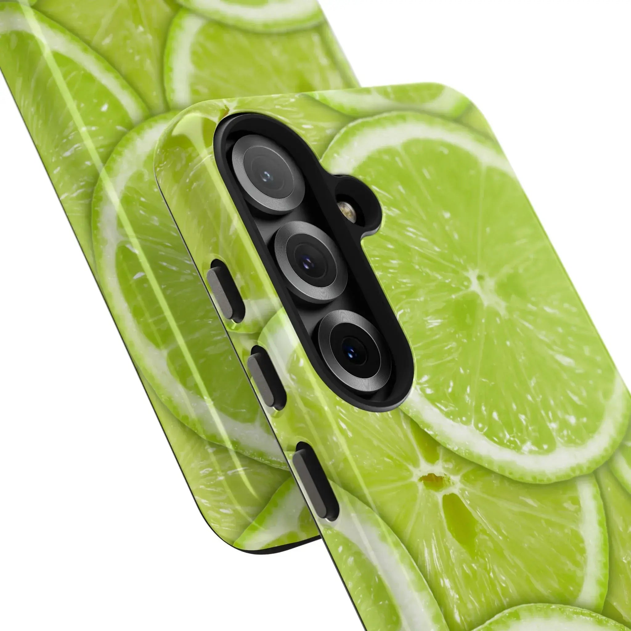 Green Citrus Lime Phone Case (Apple & Android) - Pink Sweetheart