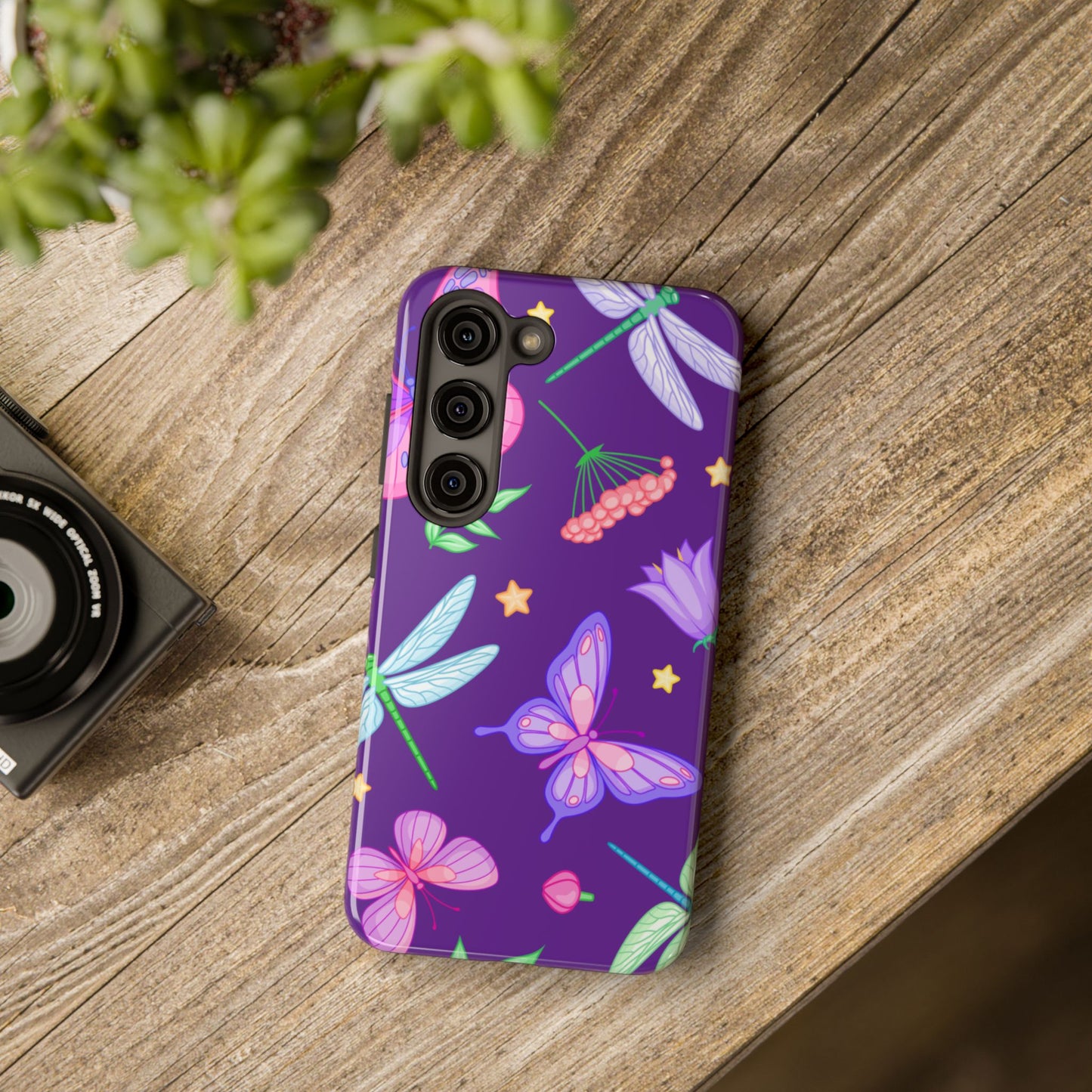 Purple Majestic Butterfly Phone Case