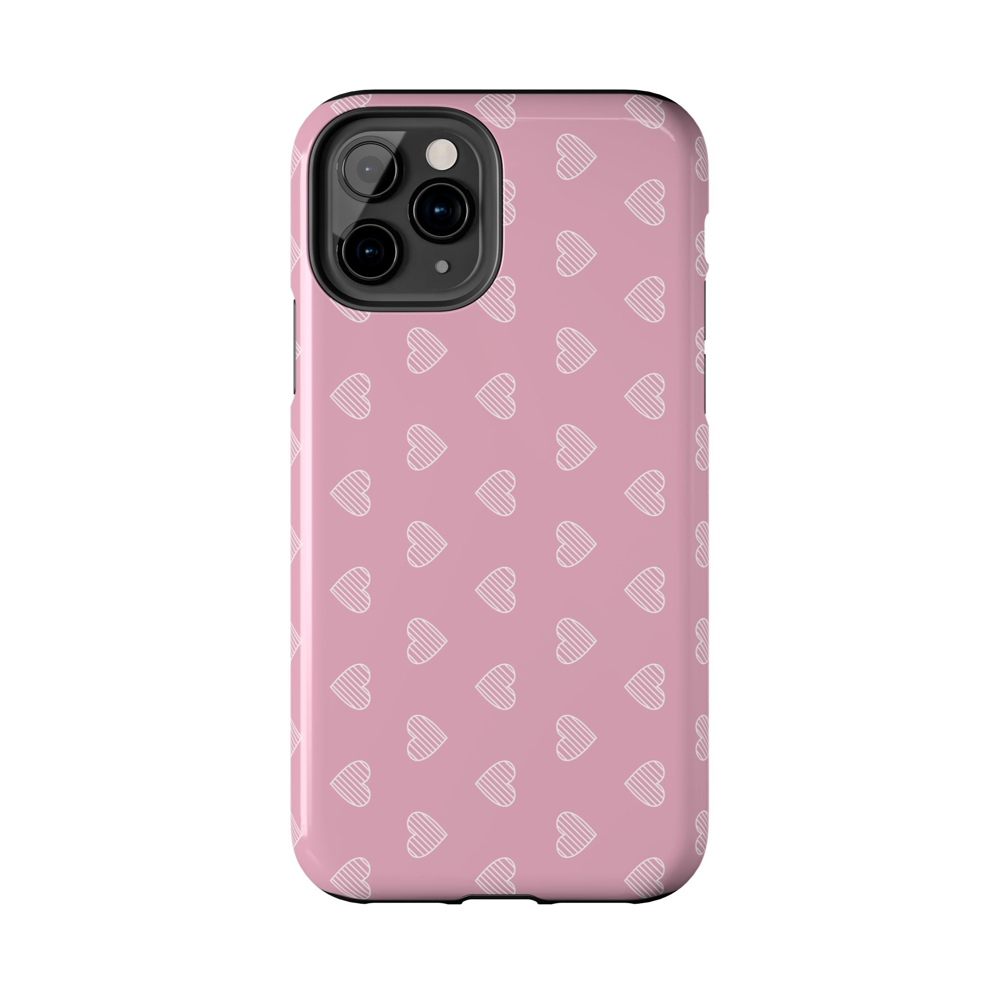 Infinite Pink Hearts Phone Case (Apple & Android)