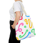Colorful Doodles Tote Bag