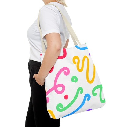 Colorful Doodles Tote Bag