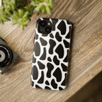 Spotted Animal Print Phone Case (Apple & Android) - Pink Sweetheart