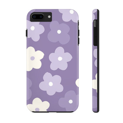 Pastel Purple Flowers Phone Case