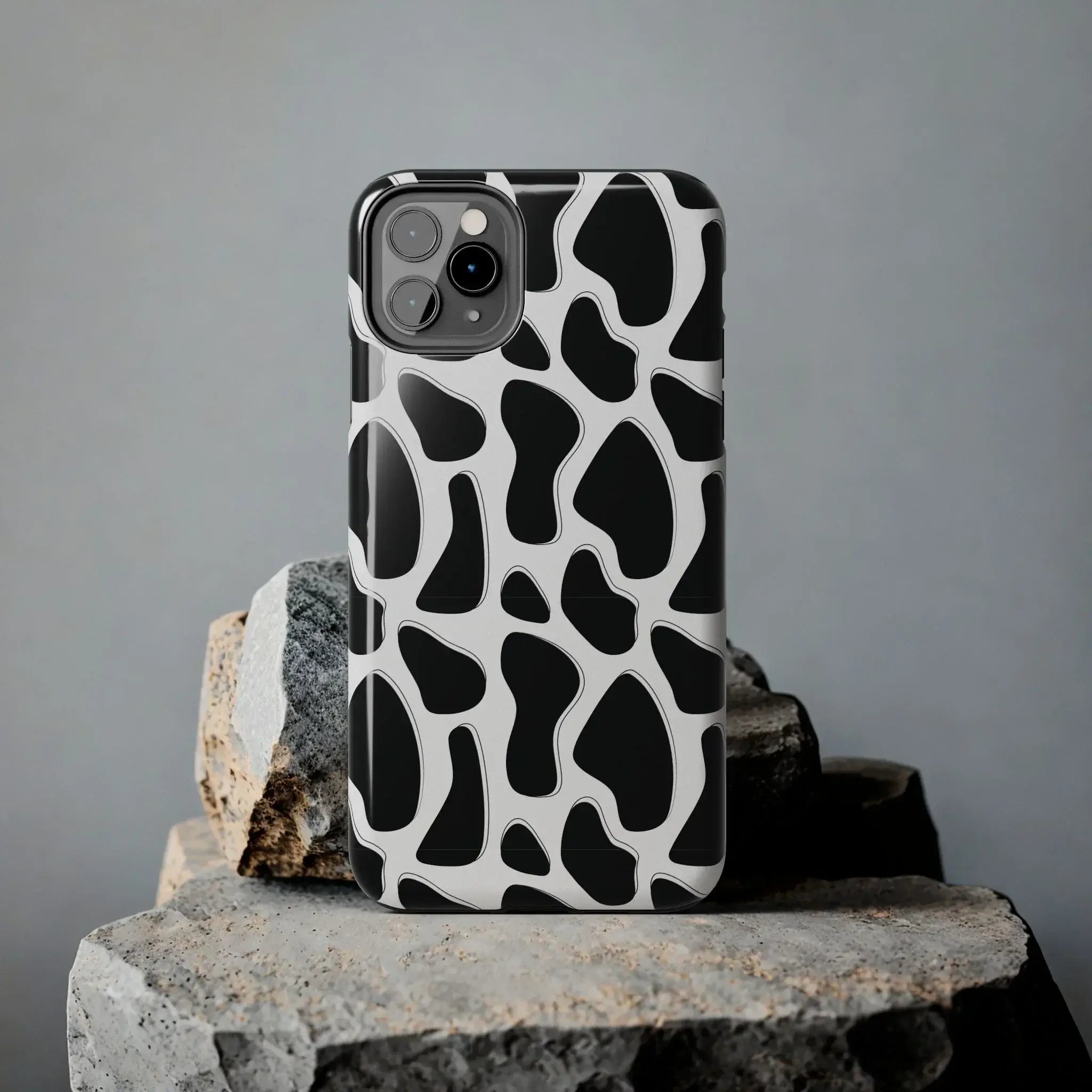 Spotted Animal Print Phone Case (Apple & Android) - Pink Sweetheart