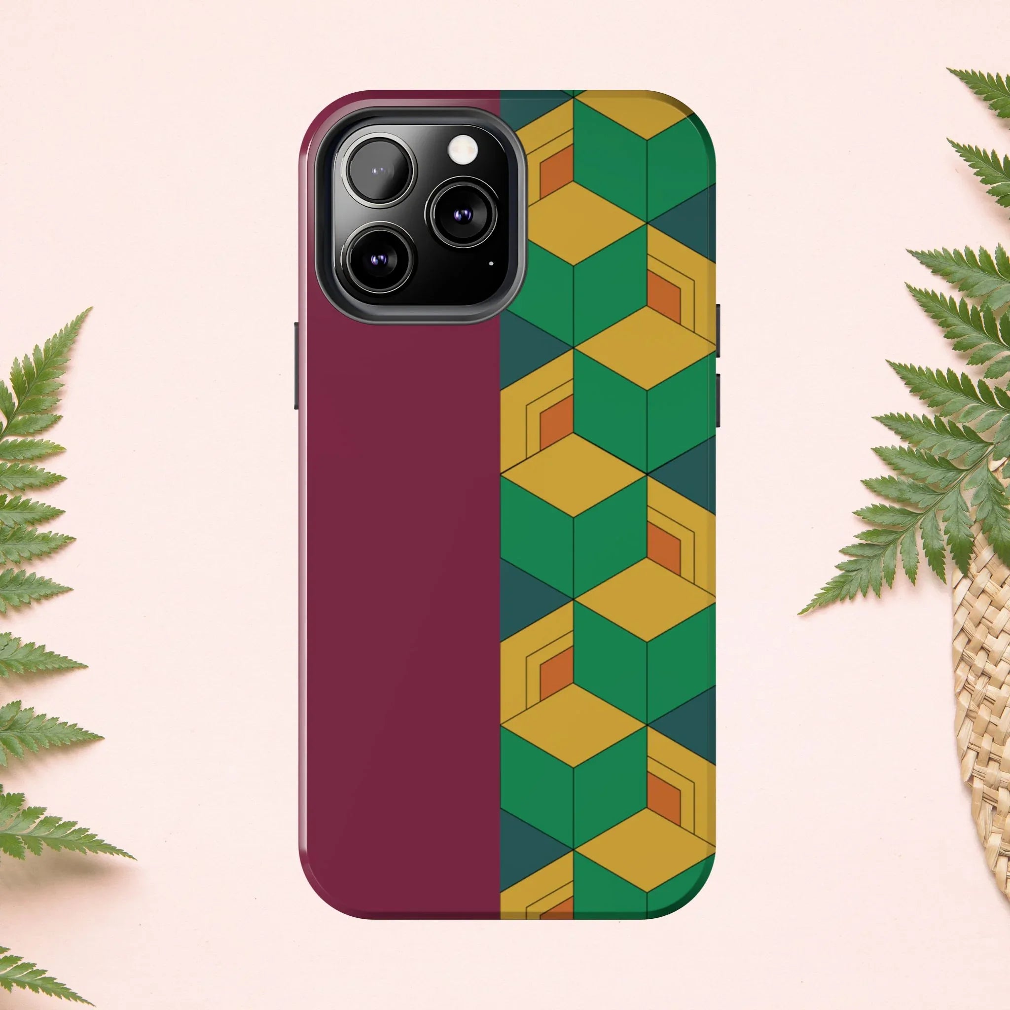 Brotherly Split Kimono Tough Phone Case (Apple & Android) - Pink Sweetheart