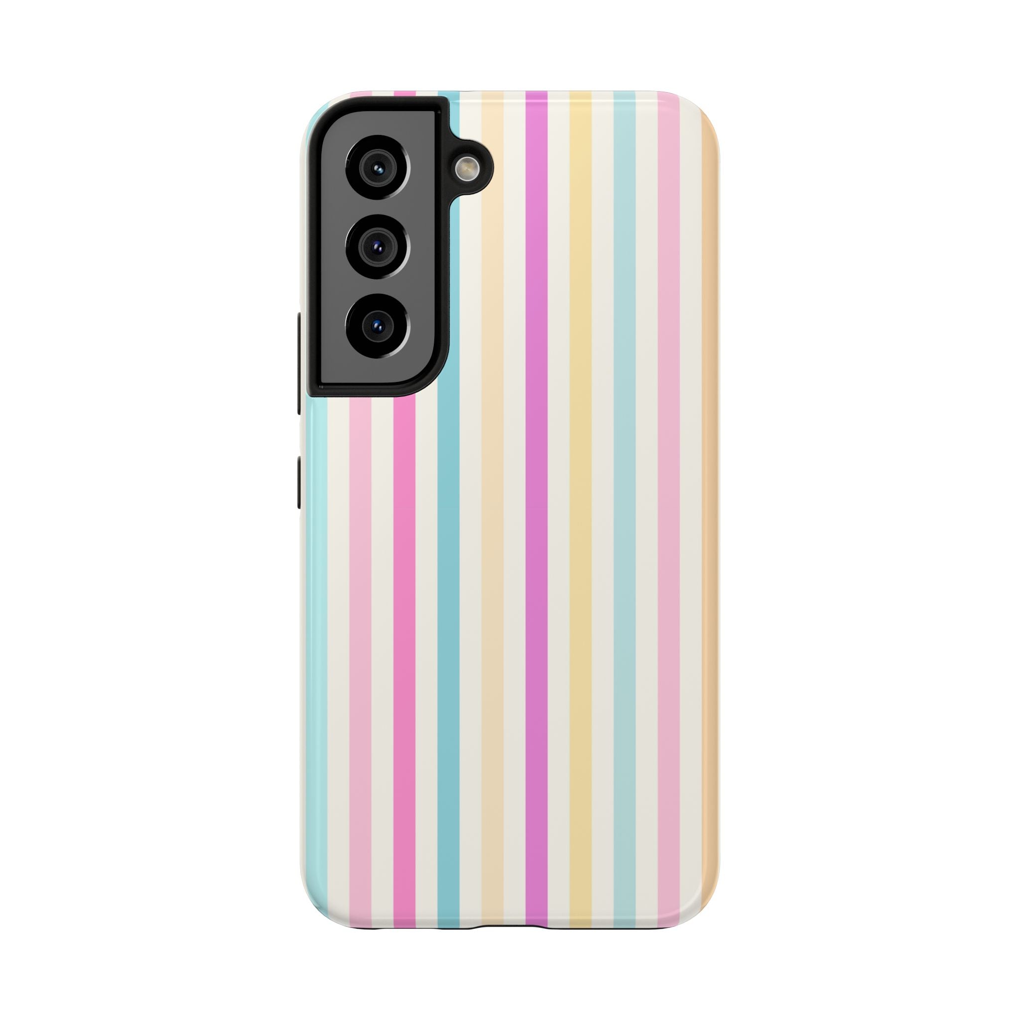 Pastel Candy Stripes Phone Cases (Apple & Android)