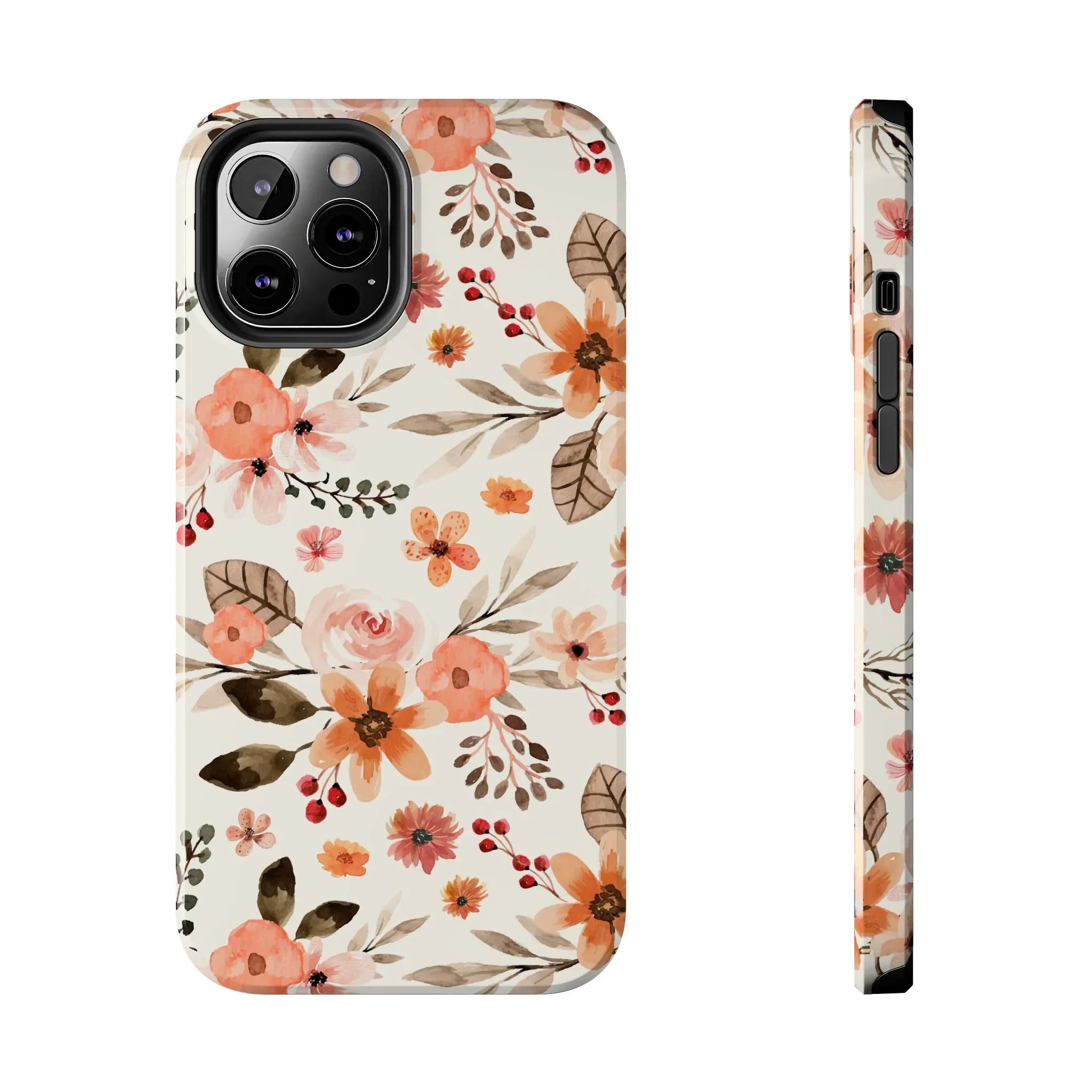 Timeless Vintage Florals Phone Case (Apple & Android) - Pink Sweetheart
