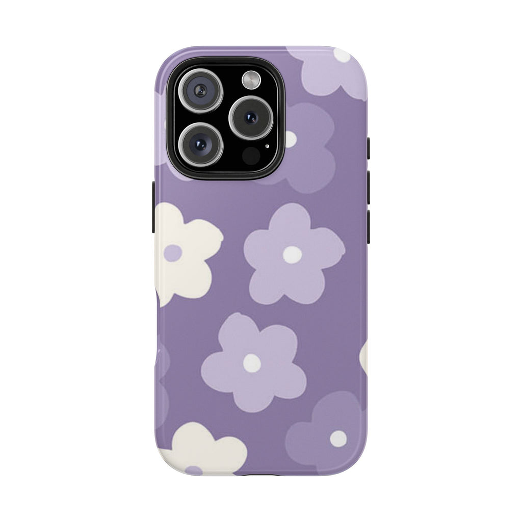 Pastel Purple Flowers Phone Case (Apple & Android)