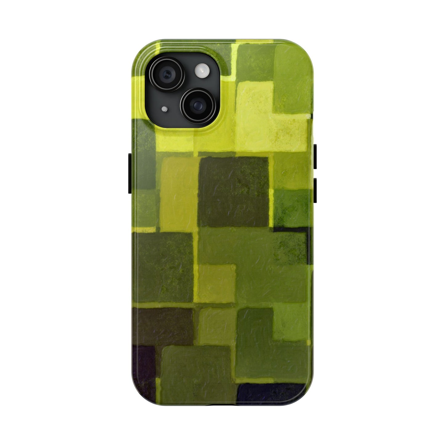 Chartreuse Patchwork Phone Case