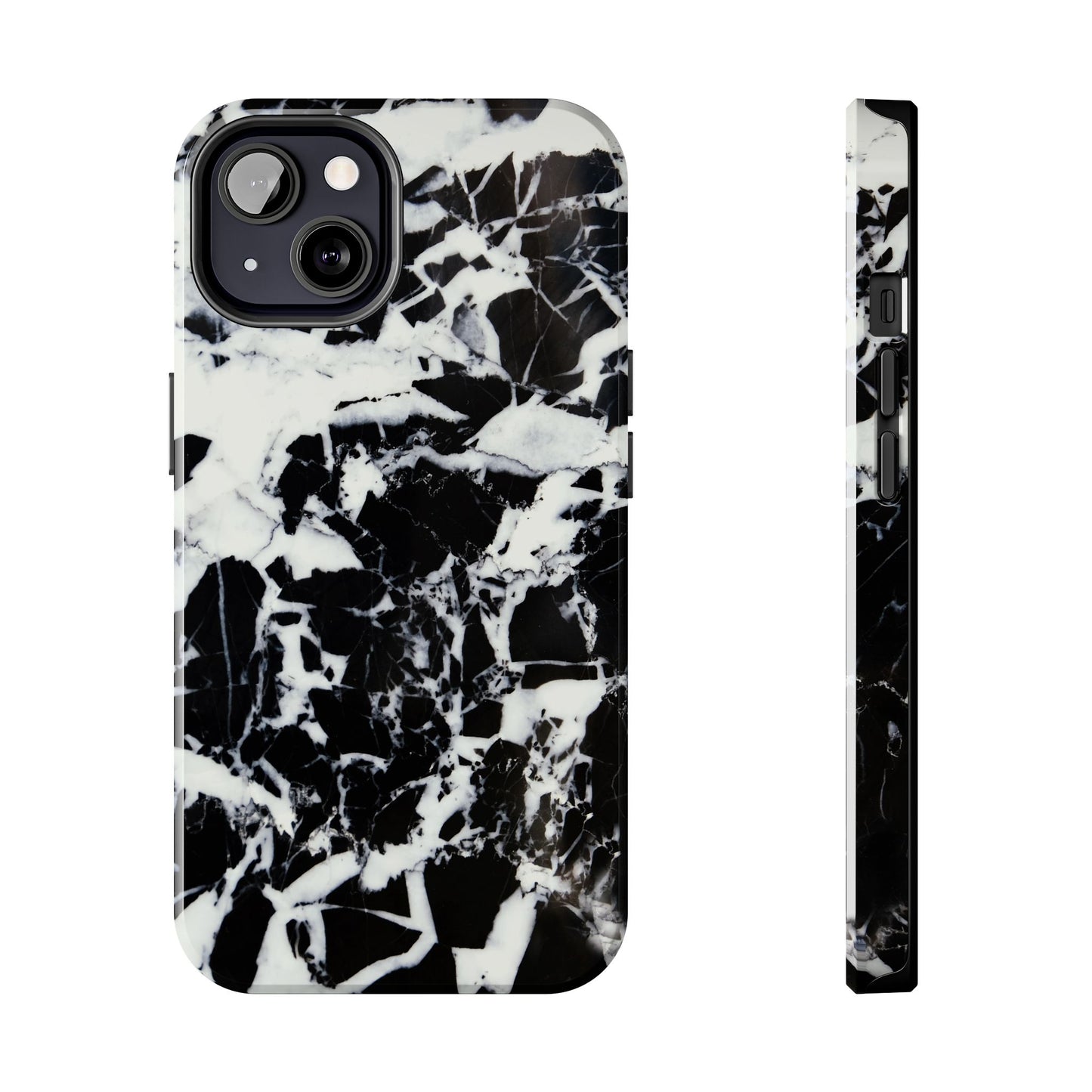 Black & White Shattered Phone Case