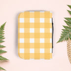 Yellow Sunshine Gingham Book Cover