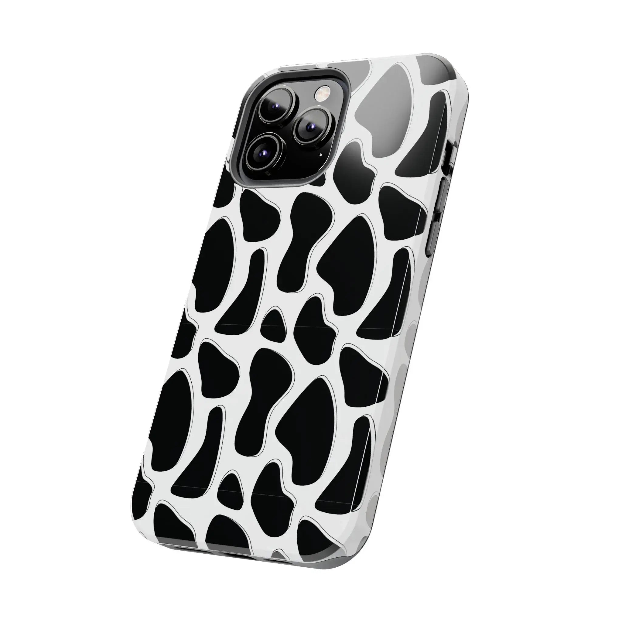Spotted Animal Print Phone Case (Apple & Android) - Pink Sweetheart