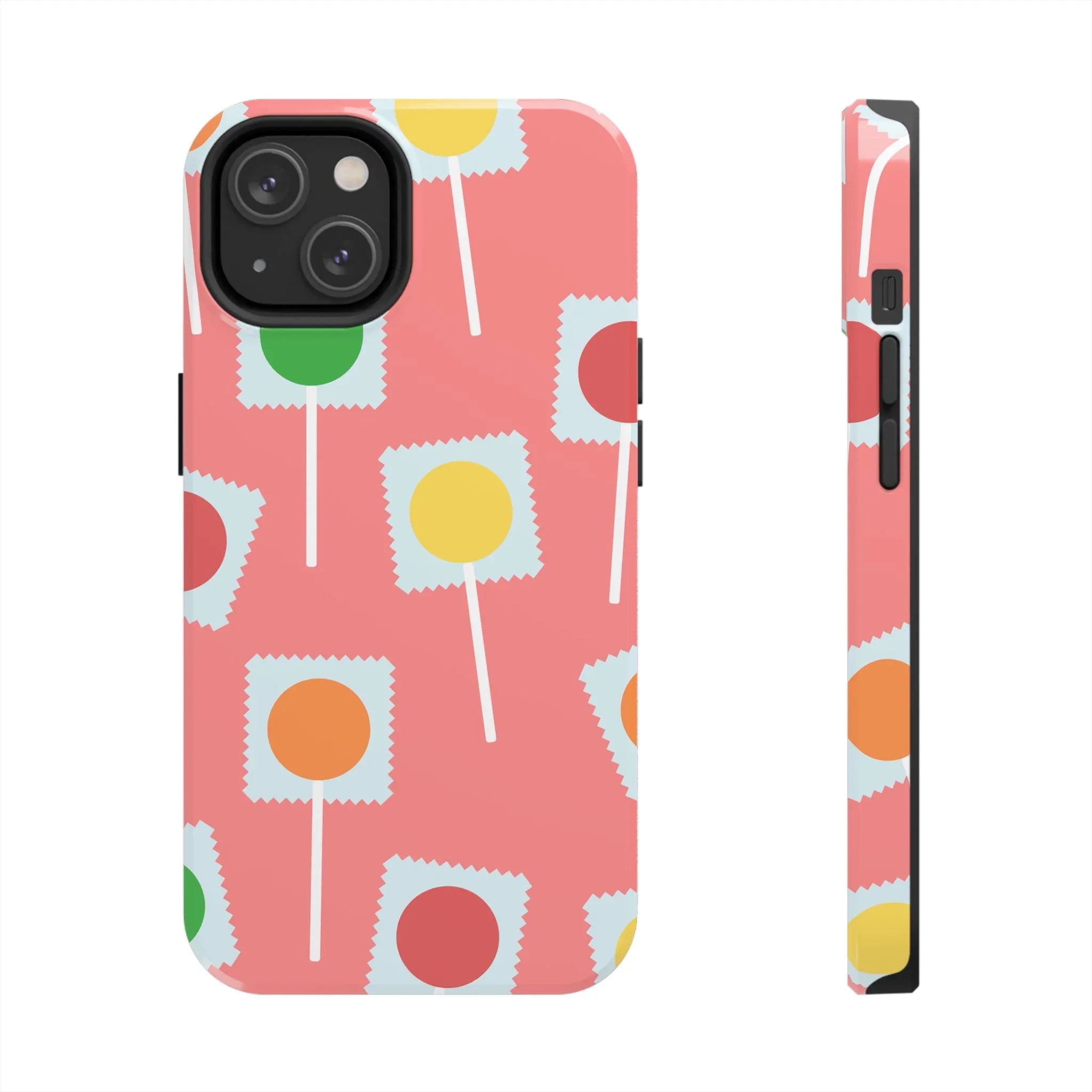 Lollipop Candy Phone Case (Apple & Android) - Pink Sweetheart