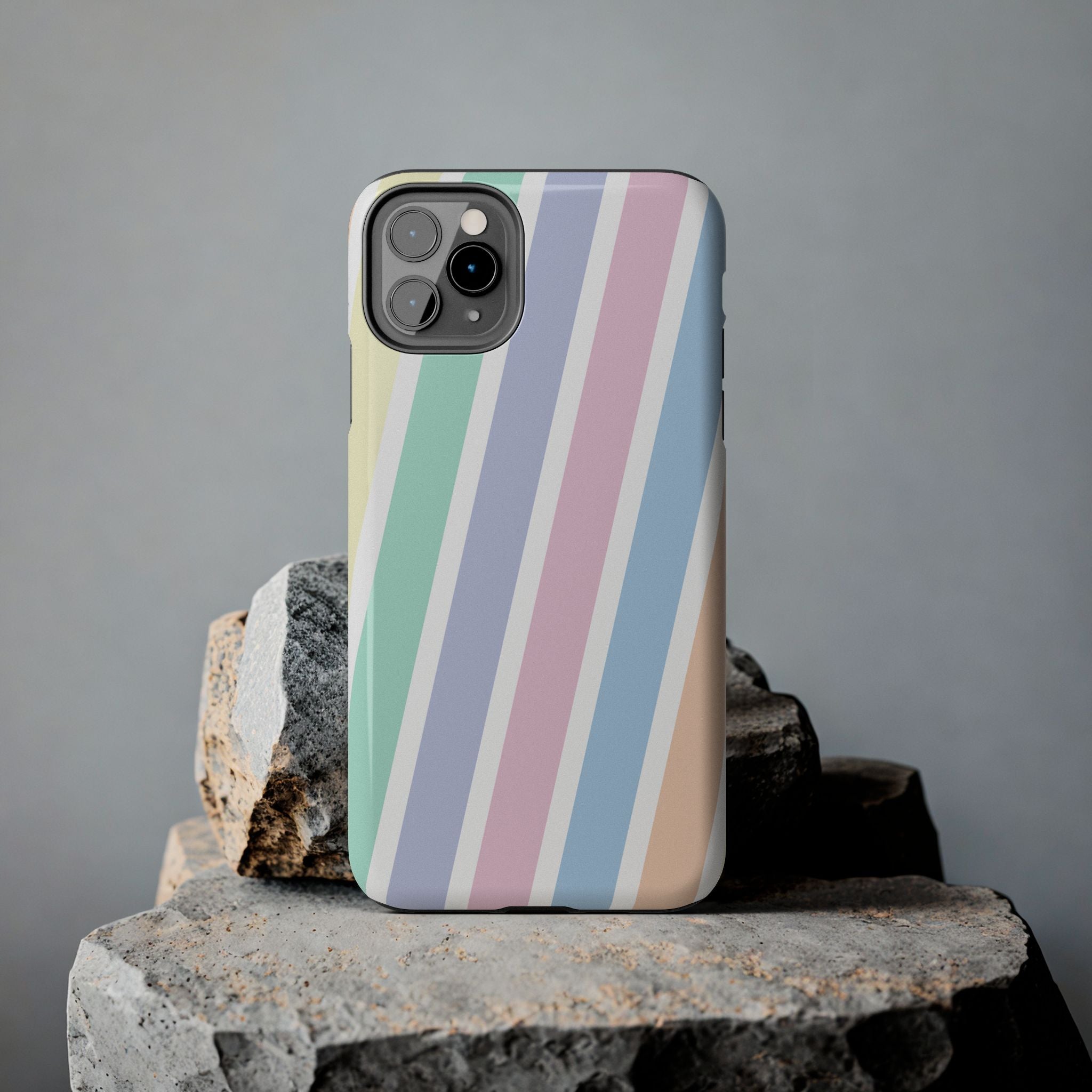 Pretty Pastel Lines Phone Case (Apple & Android)