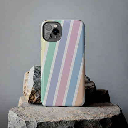 Pretty Pastel Lines Phone Case