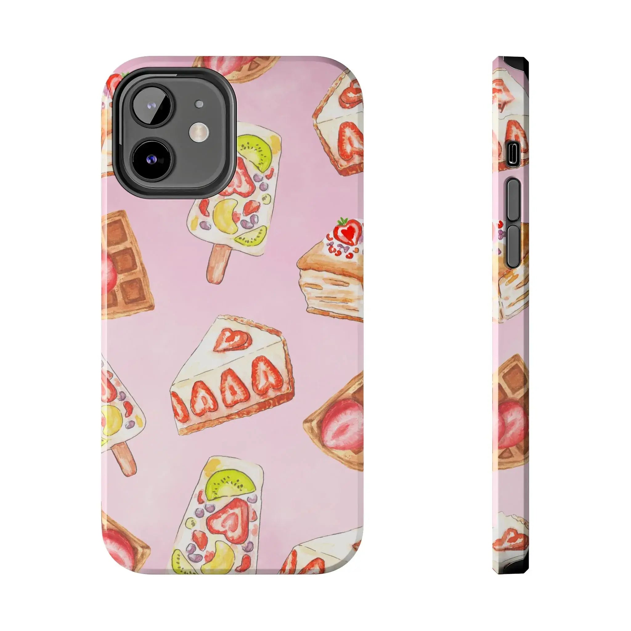 Tasty Pastry Treats Phone Case (Apple & Android) - Pink Sweetheart