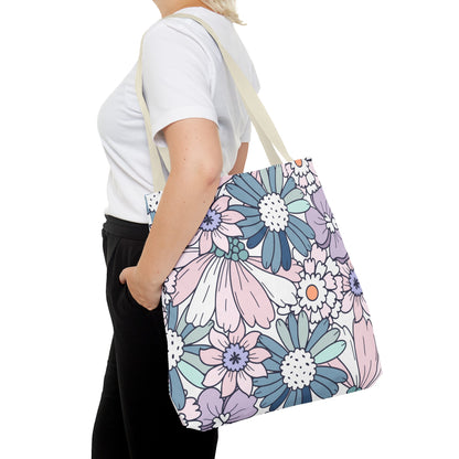 Vintage Floral Bloom Tote Bag