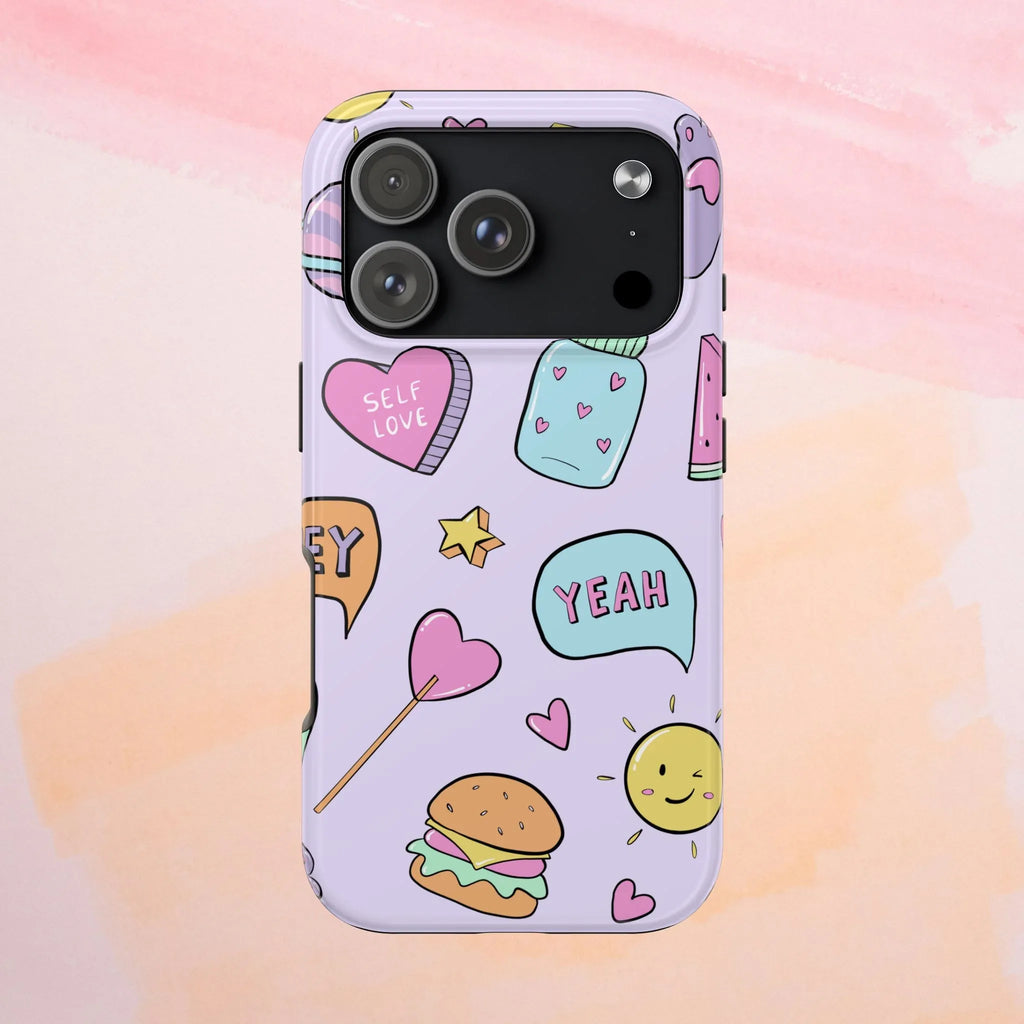 Kawaii Cute Collection Phone Case (Apple & Android) - Pink Sweetheart