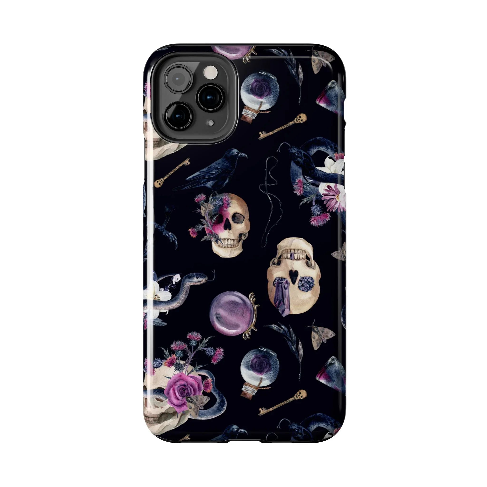 Gothic Witch Spells Phone Case (Apple & Android) - Pink Sweetheart