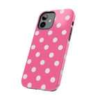 Pink Polka Dot Phone Case (Apple & Android) - Pink Sweetheart