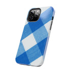 Classic Blue Gingham Phone Case (Apple & Android)