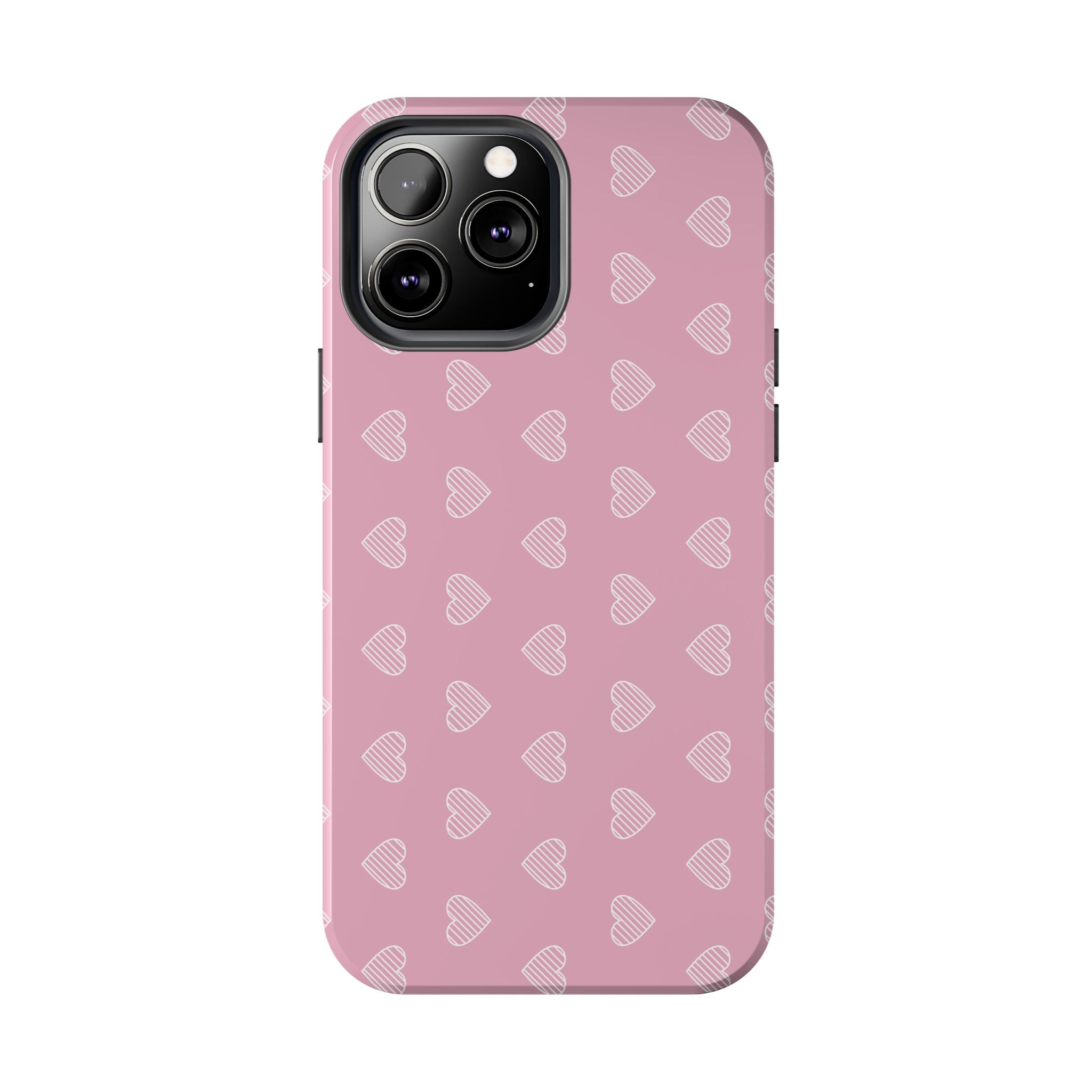 Infinite Pink Hearts Phone Case (Apple & Android)